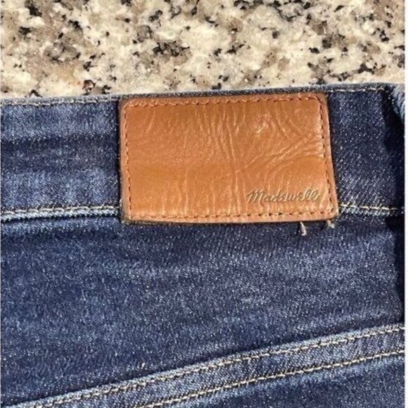 Madewell Women’s Jeans 32 Curvy High Rise Skinny Blue Denim Stretch Zip Button - Picture 8 of 13